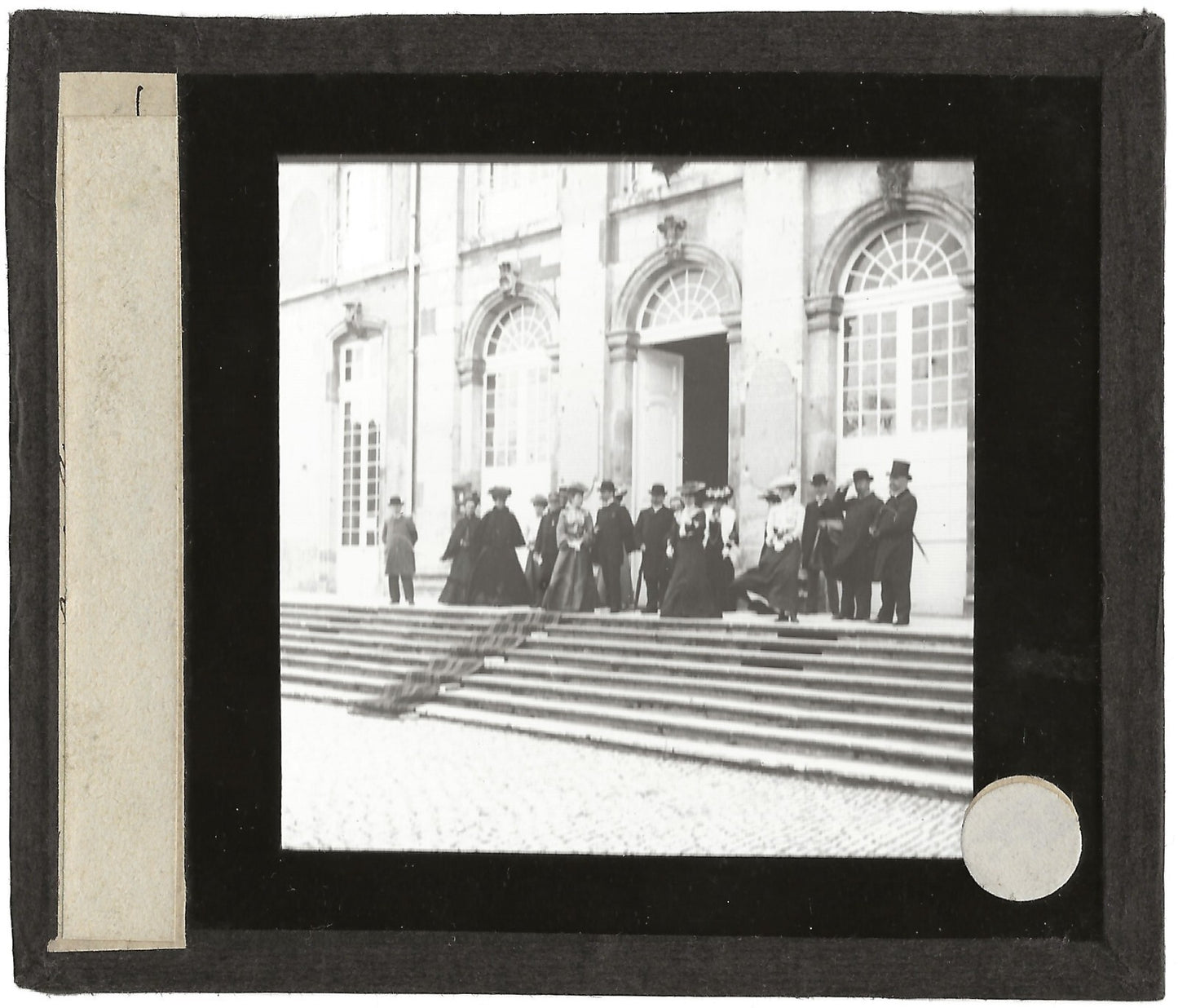 Meurthe-et-Moselle mariage, Toul, photo plaque de verre, positif 8,5x10 cm