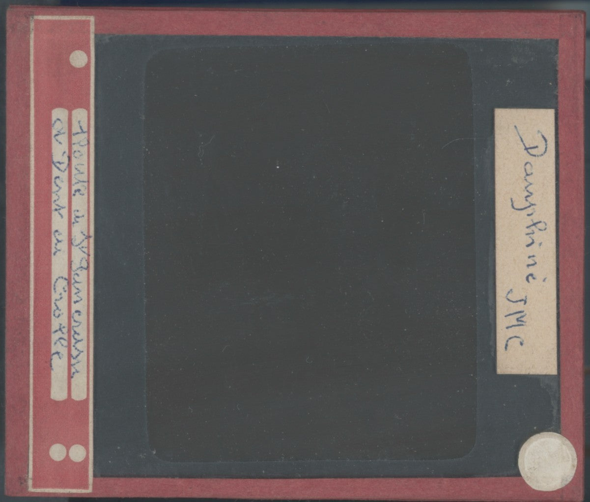 Saint-Pancrasse, Crolles, photo plaque verre, noir & blanc, positif 8,5x10 cm