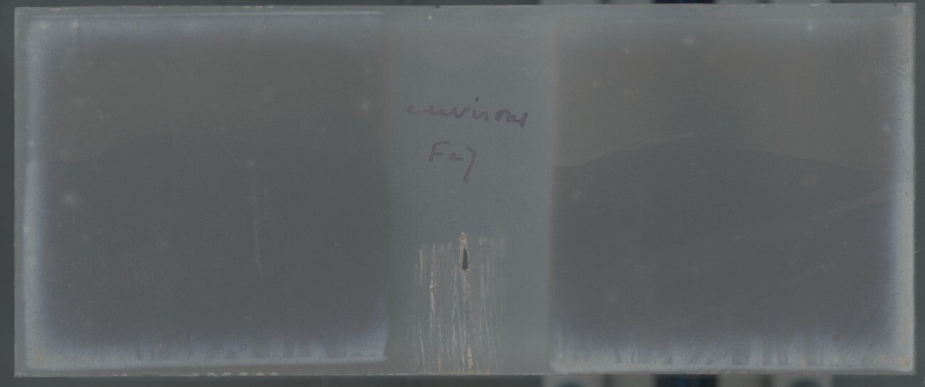 Paysage, Fès, Maroc, Plaque verre stéréo, positif noir & blanc 4,5x10,7 cm