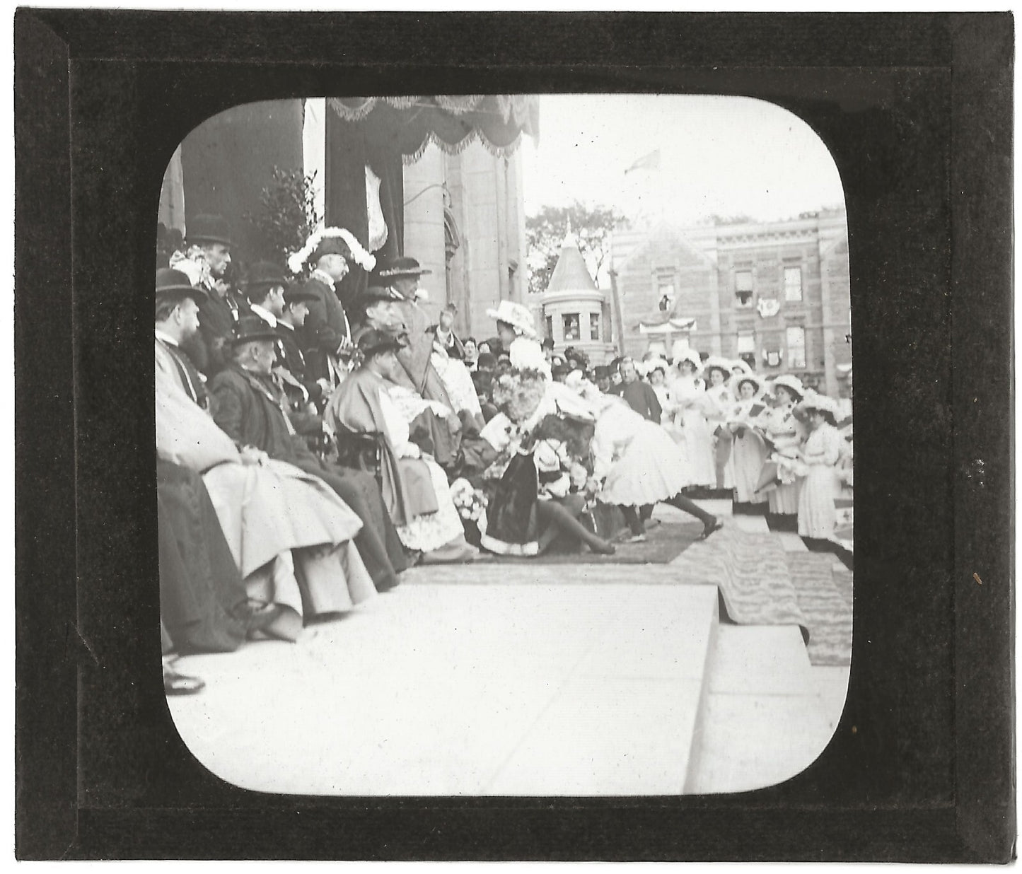 Canada, Congrès Montréal, photo ancienne plaque de verre, positif 8,5x10 cm
