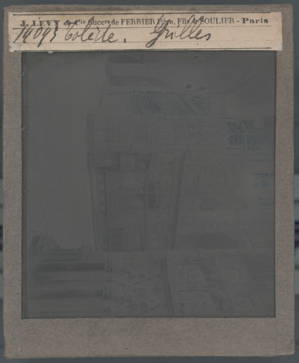 Cathédrale Sainte-Marie de Tolède, photo plaque de verre, positif 8,5x10 cm