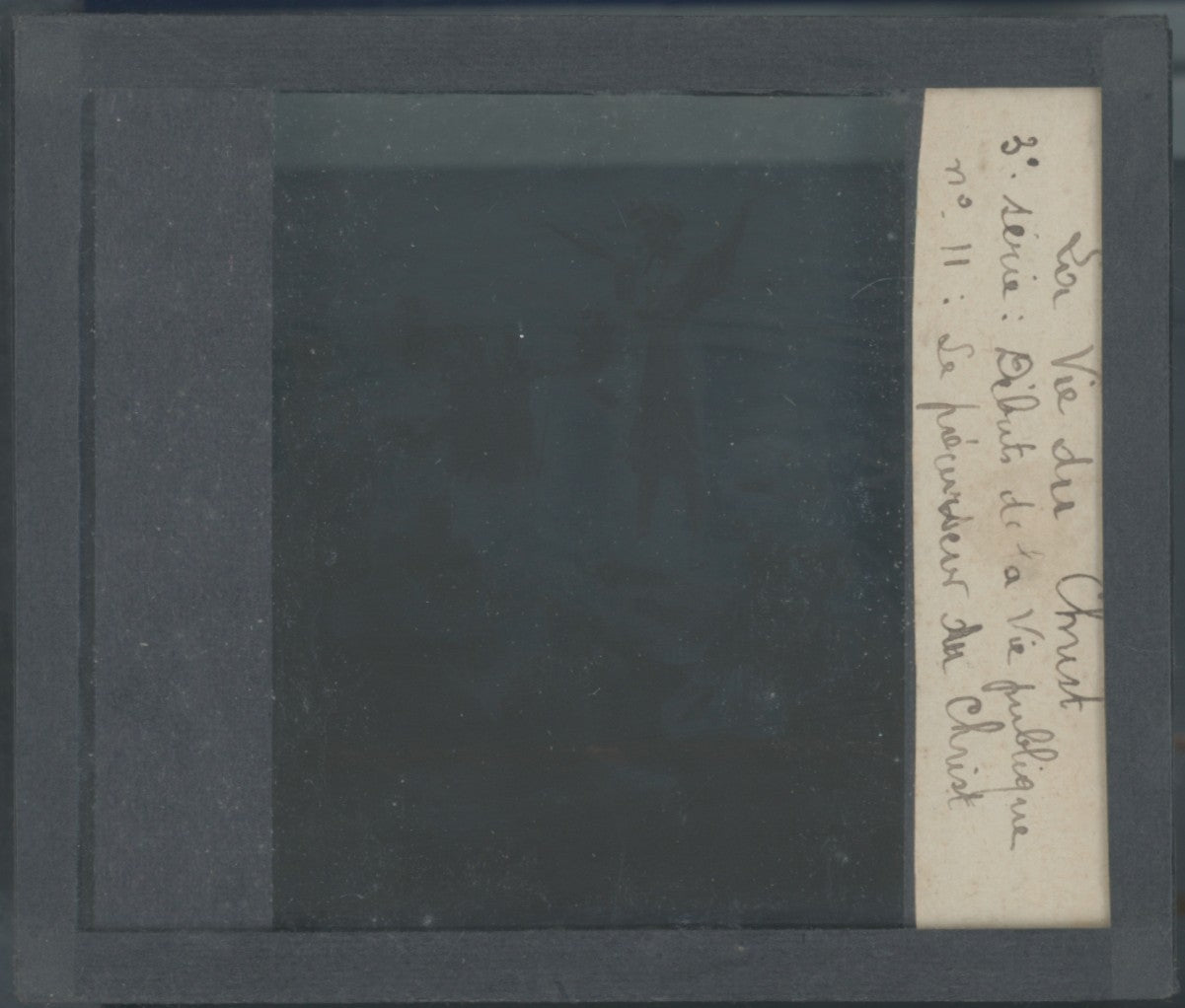 Le Précurseur du Christ, photo plaque verre, noir & blanc, positif 8,5x10 cm