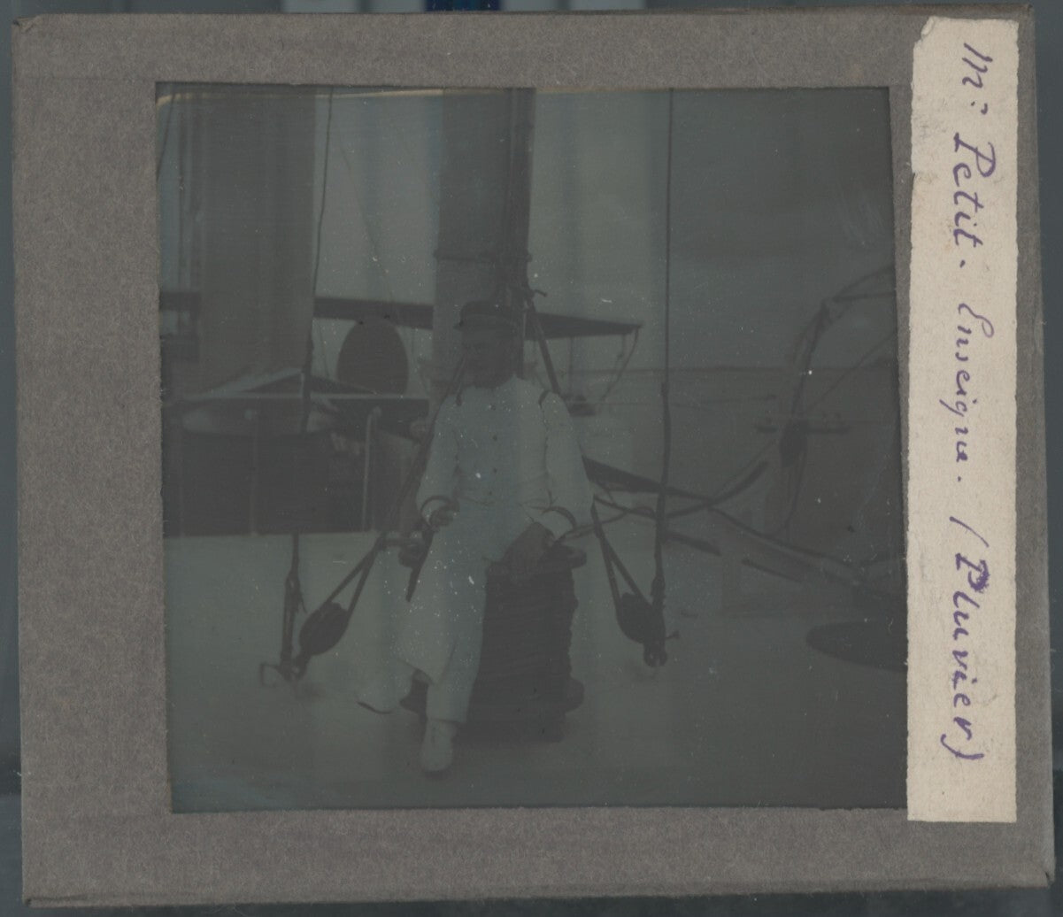 Marin, bateau, navigation, photo plaque verre, noir & blanc, positif 8,5x10 cm