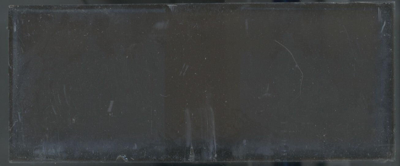 Voyage en Angleterre, Plaque verre stéréo, positif noir & blanc 4,5x10,7 cm