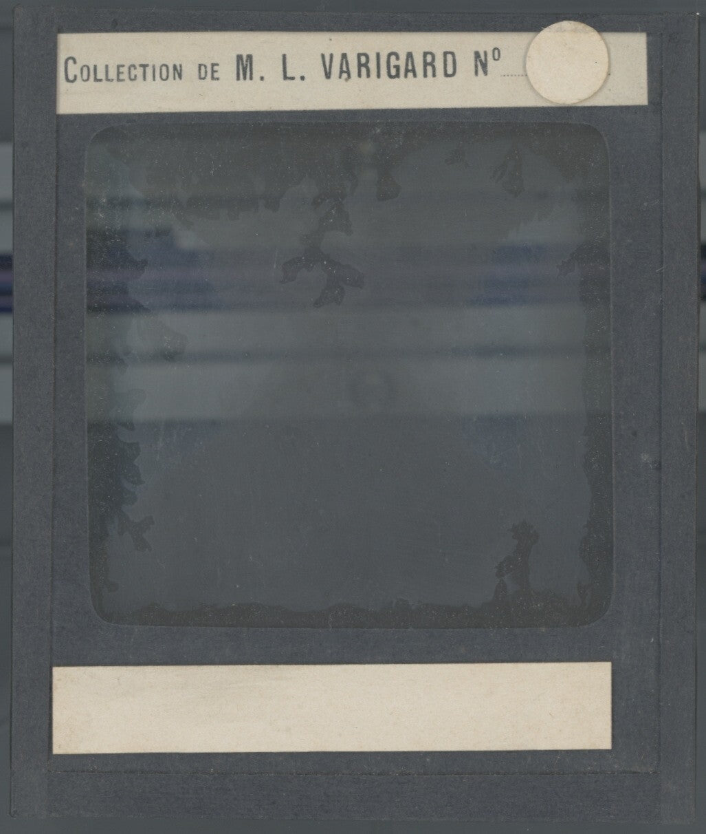 Paysage mer, Norvège ou Suéde, photo ancienne plaque de verre, positif 8,5x10 cm