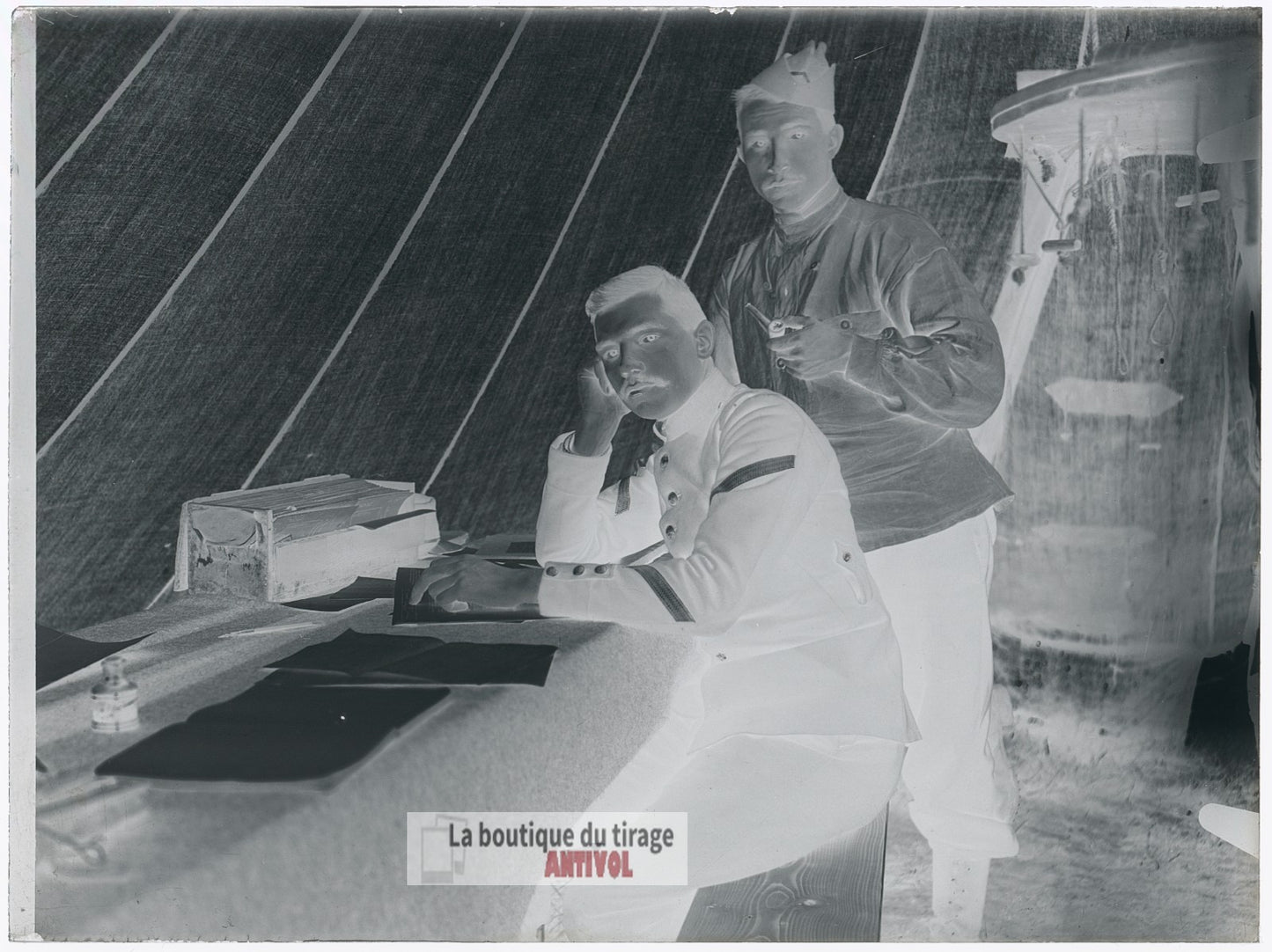 Bois-l’Évêque, 1913, soldats, plaque verre, photo ancienne, négatif 9x12 cm