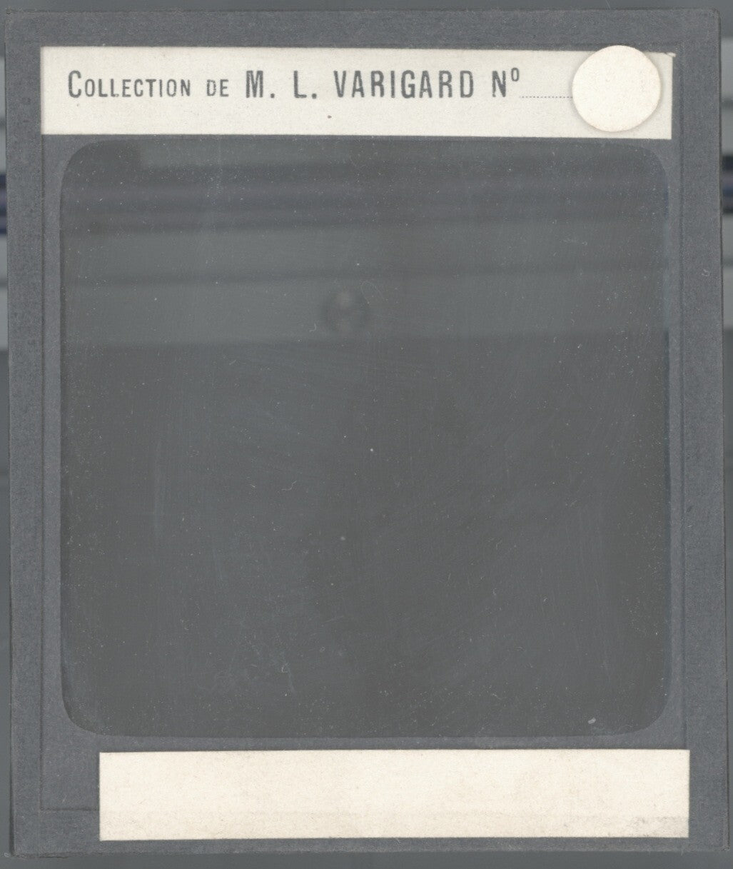 Paysage mer, Norvège ou Suéde, photo ancienne plaque de verre, positif 8,5x10 cm