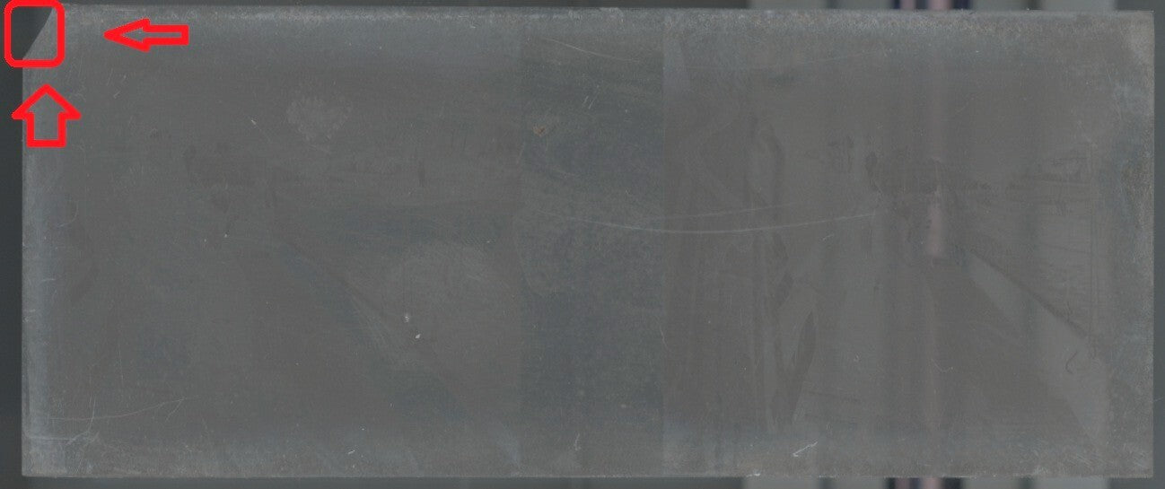 Bateau Bianca, Plaque verre stéréoscopie, négatif noir & blanc 4,5x10,7 cm