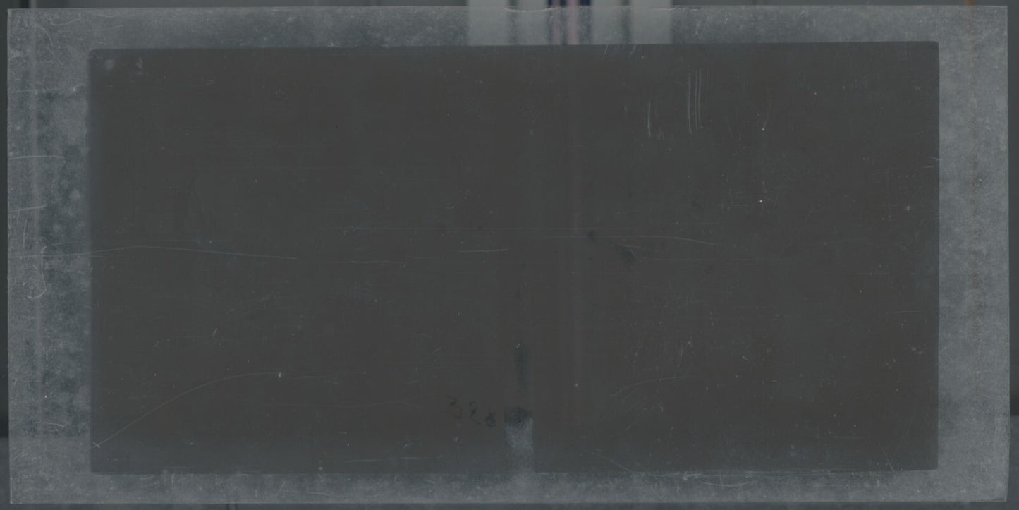 Hippodrome de Longchamp, Paris, plaque verre stéréoscopique, positif 8,5x17 cm