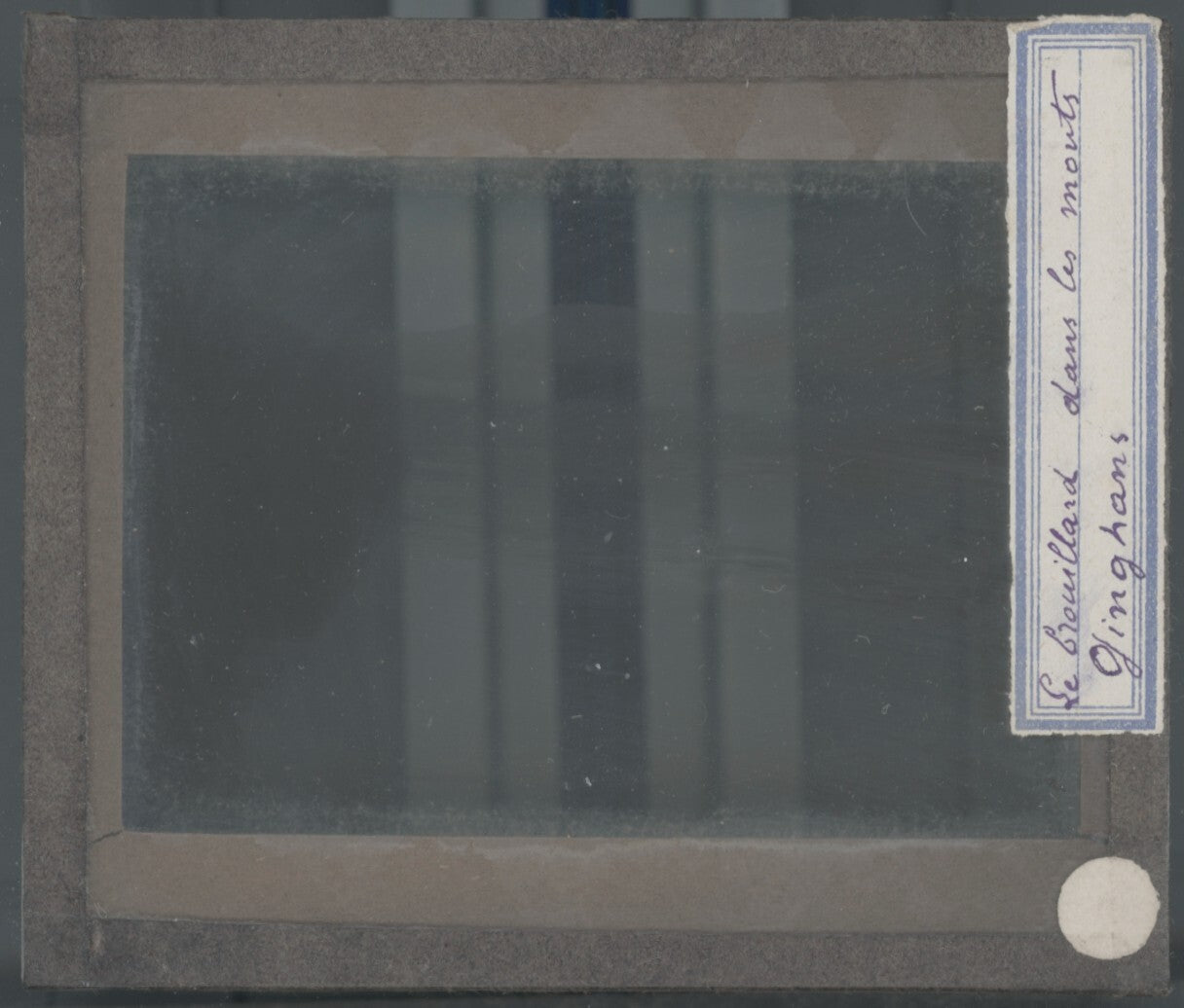 Monts Ginghans, Russie, photo plaque verre, noir & blanc, positif 8,5x10 cm