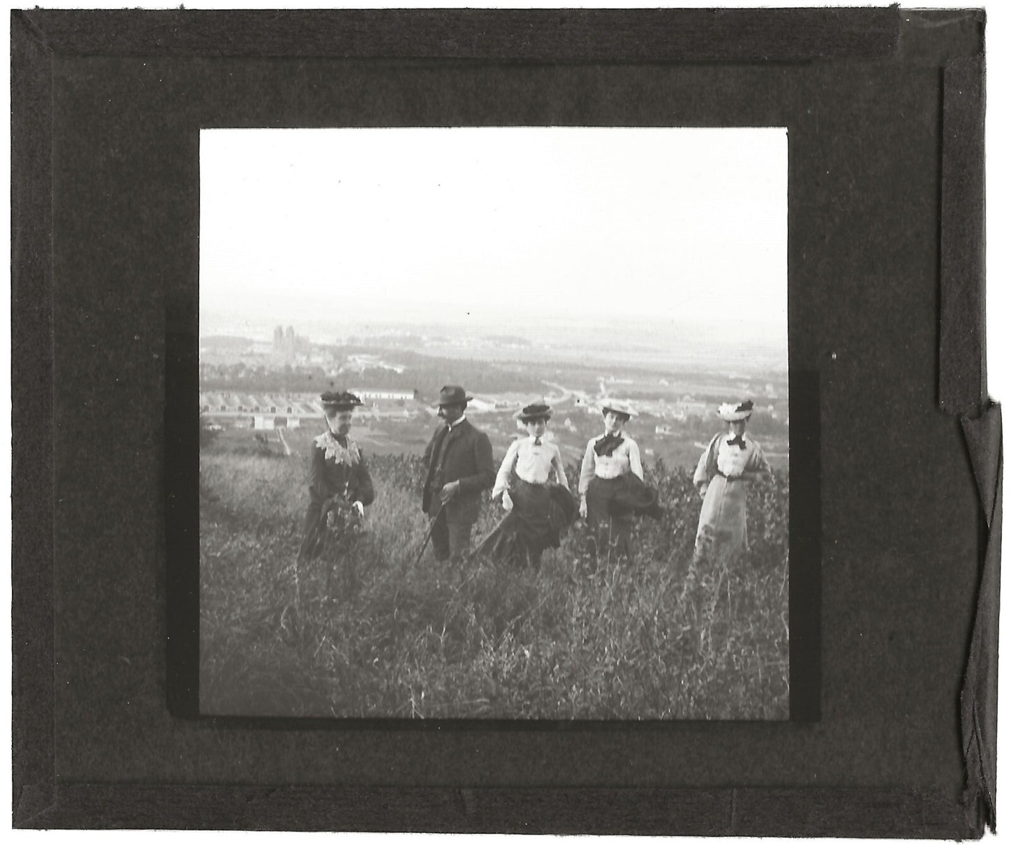 Mont Saint-Michel, Toul, 1903, photo plaque de verre, positif 8,5x10 cm