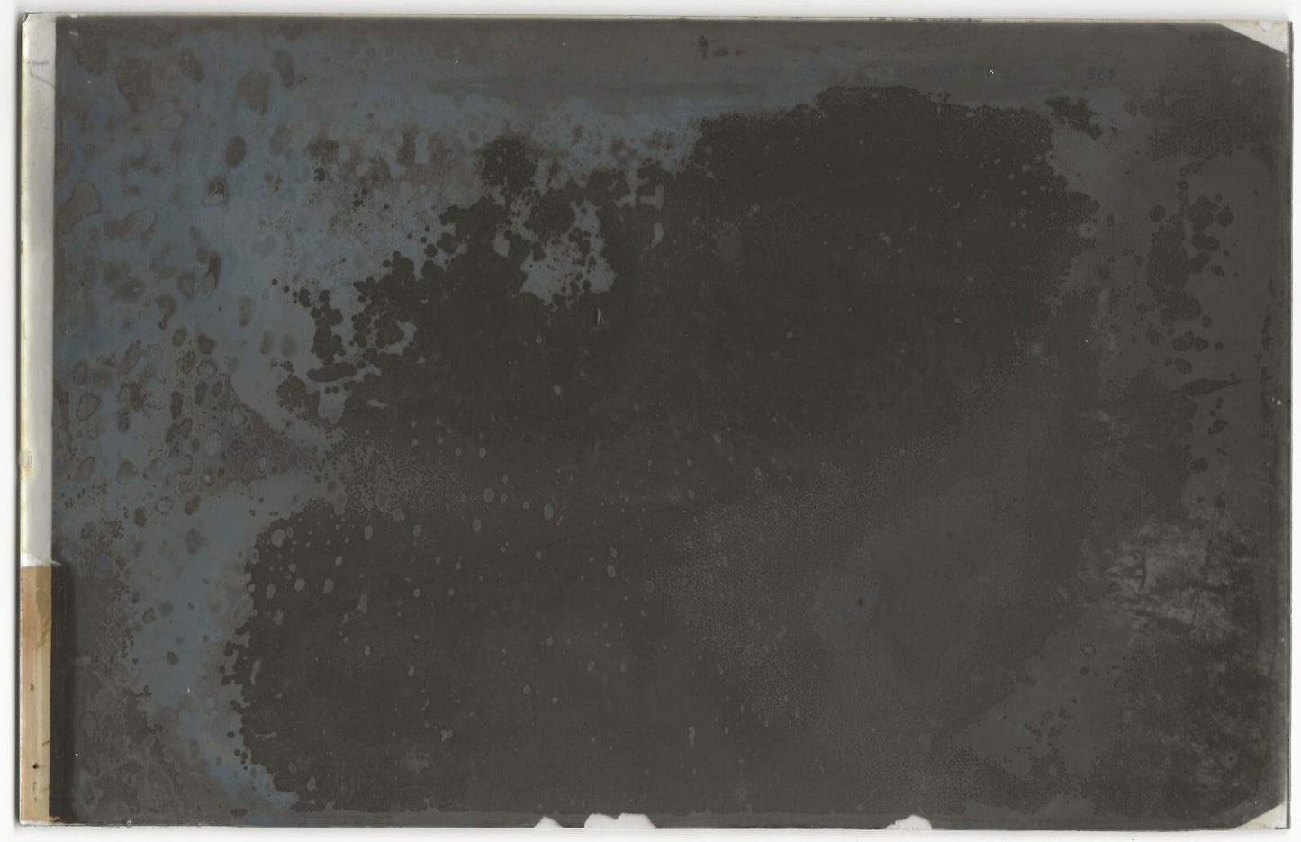 Remiremont, Saut de la Cuve, Plaque verre photo, négatif noir & blanc 13x21 cm