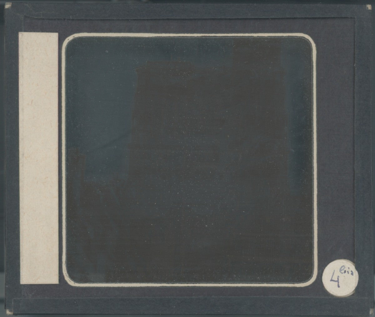 Cathédrale de Strasbourg, photo plaque verre, noir & blanc, positif 8,5x10 cm