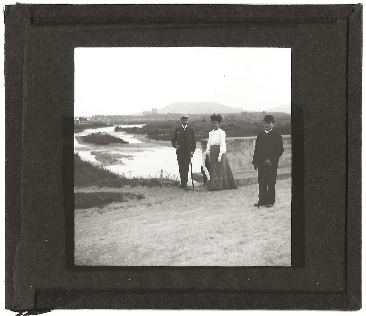 Moselle, Chaudeney-sur-Moselle, 1903, photo plaque de verre, positif 8,5x10 cm