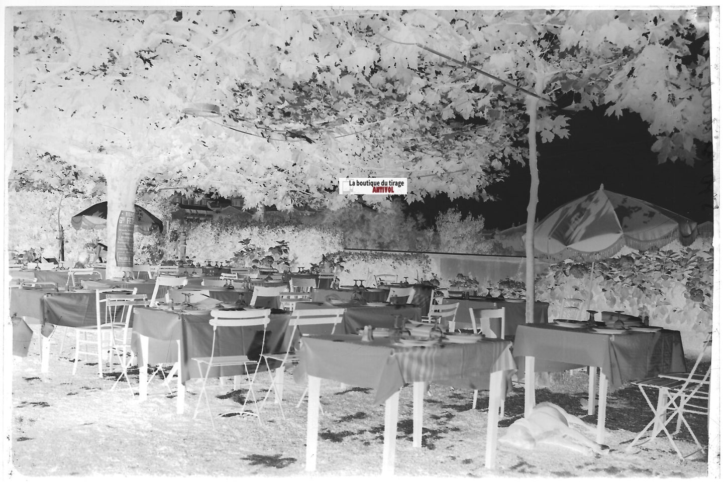 Bidart, hôtel des Pyrénées, Plaque verre photo, négatif noir & blanc 10x15 cm