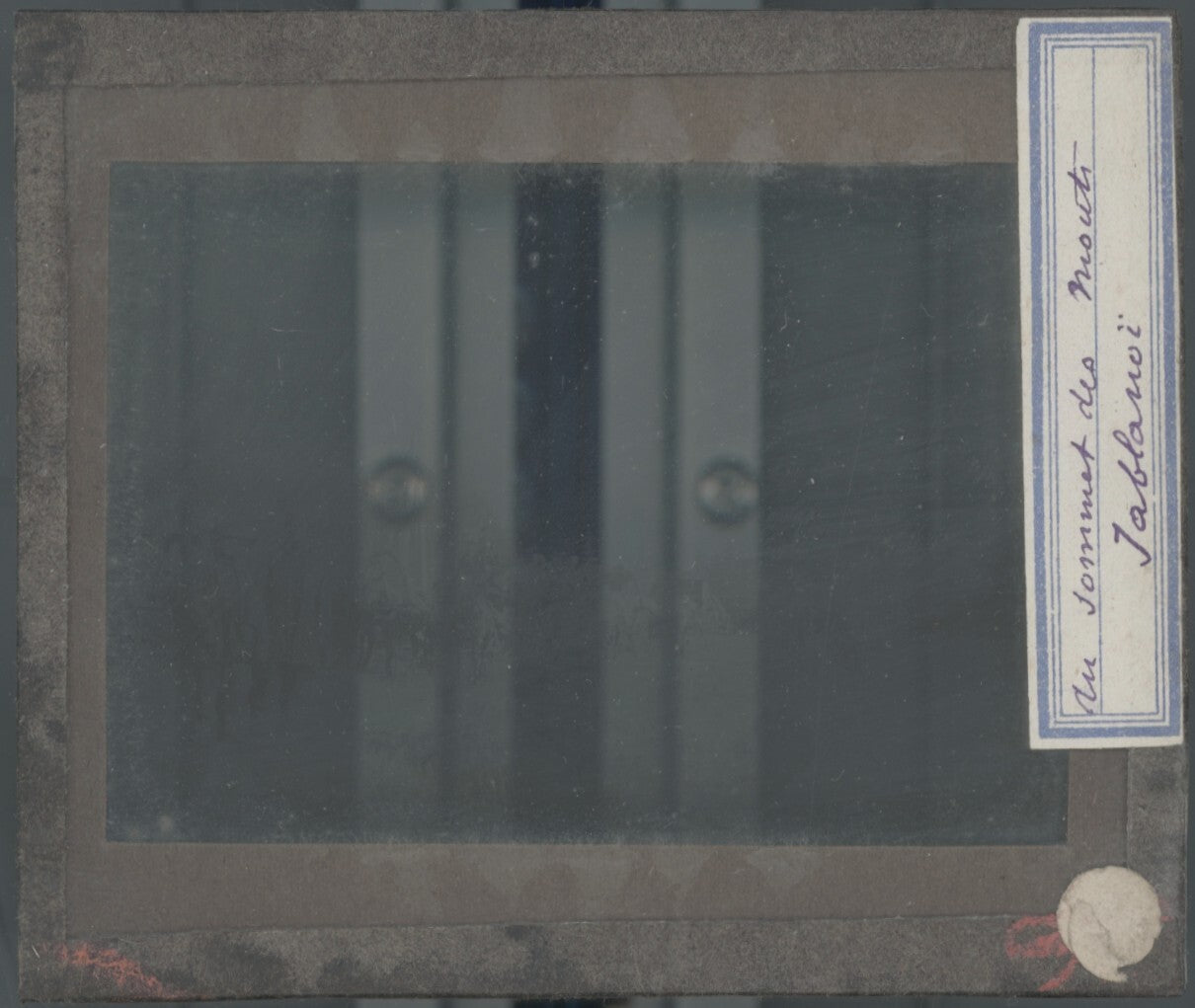 Iablonoï, Russie, peuple, photo plaque verre, noir & blanc, positif 8,5x10 cm