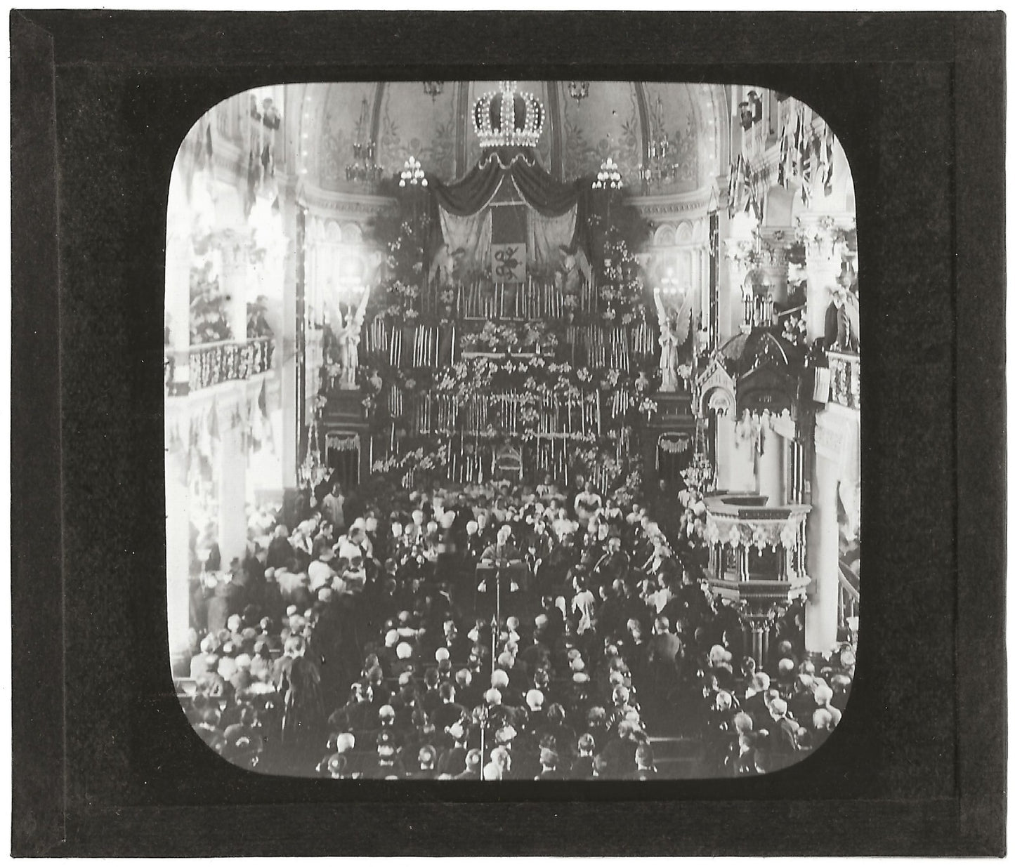 Canada, Congrès Montréal, photo ancienne plaque de verre, positif 8,5x10 cm