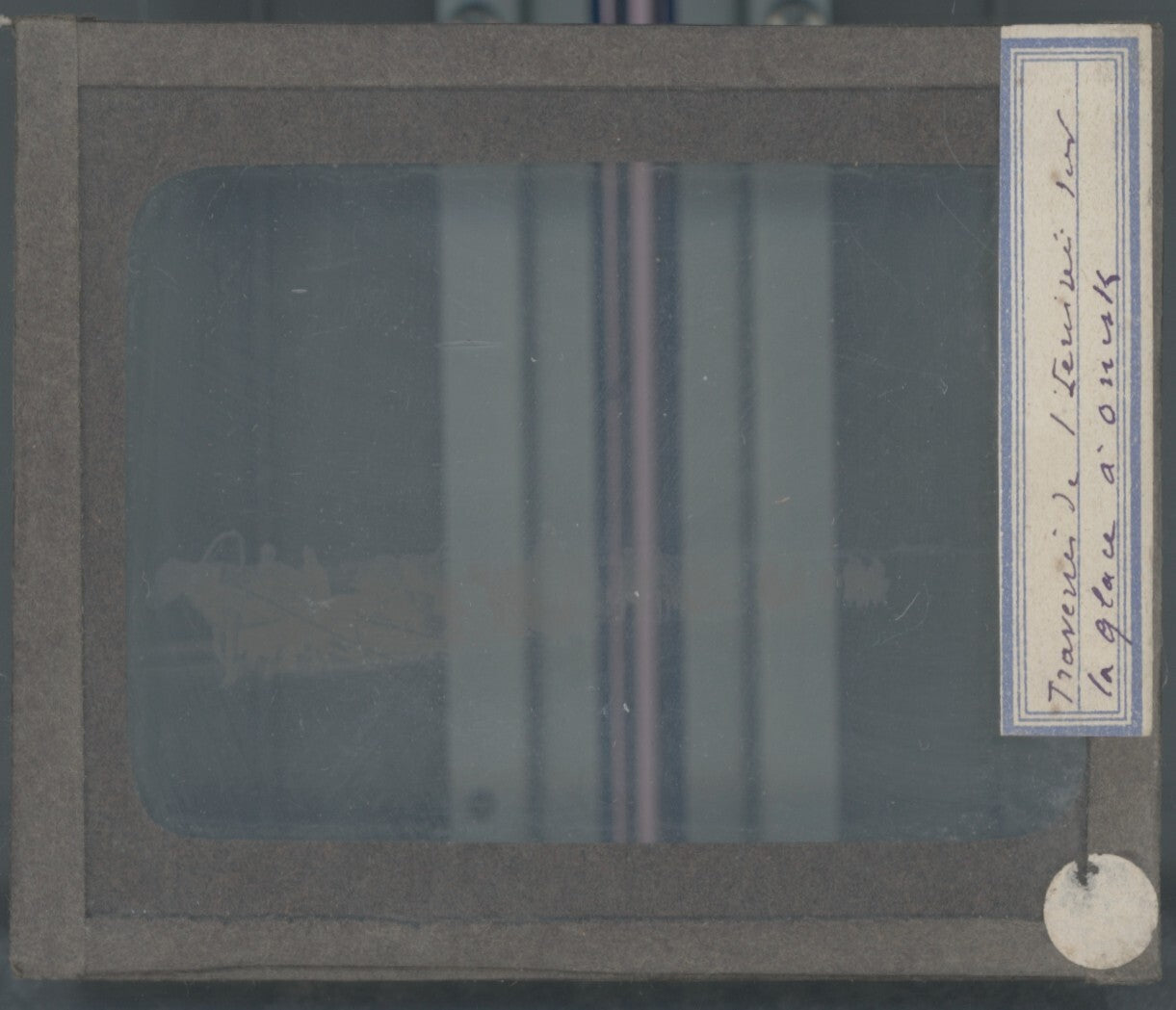 Omsk, peuple Russie, photo plaque verre, noir & blanc, positif 8,5x10 cm