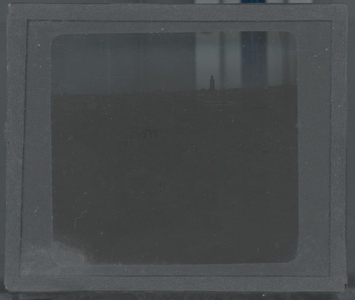 Place Jemaa el fna, Marrakech, photo ancienne plaque verre, positif 8,5x10 cm