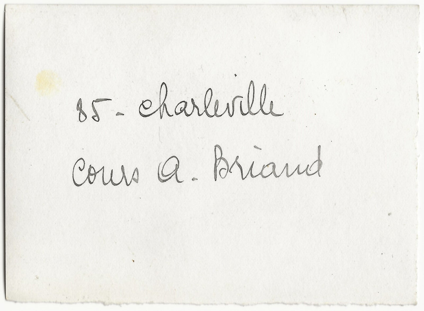 Plaque verre photo négatif noir & blanc 10x15 cm, Charleville-Mézières, Briand