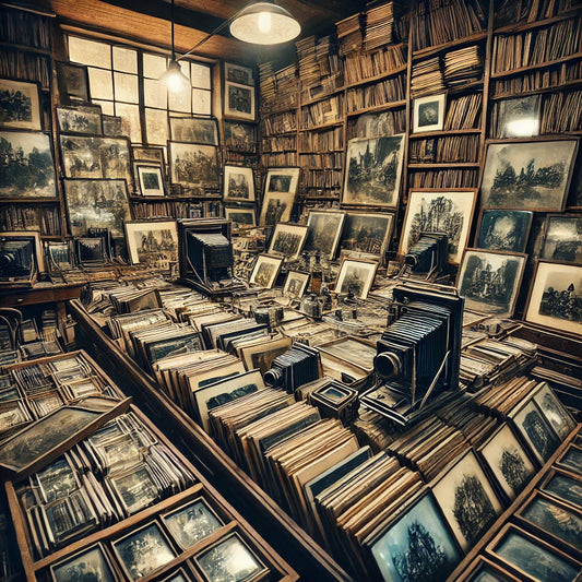 Négatif sur Verre: Une Fenêtre Vers l'Histoire de la Photographie