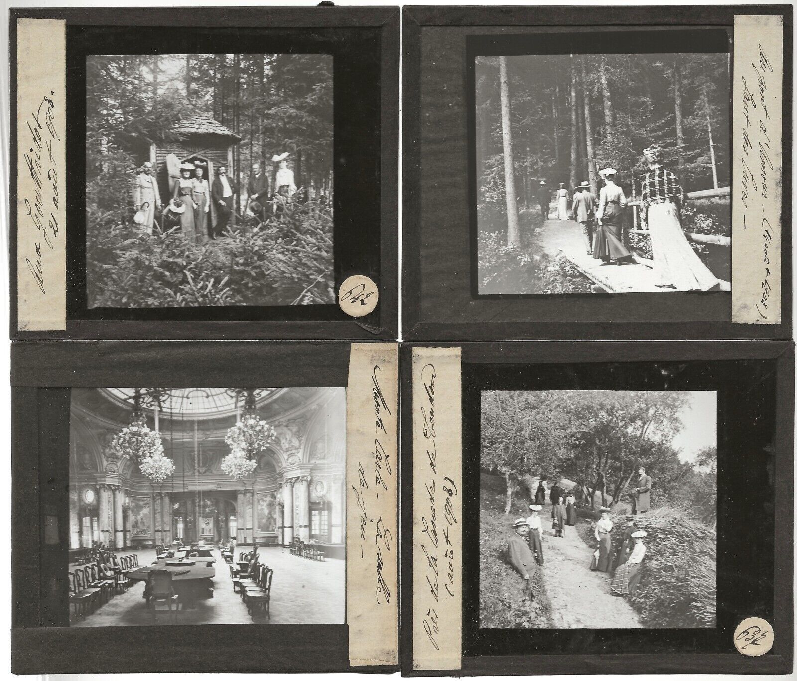 Bretagne, Voyage France, photos plaques de verre, lot de 10 positifs 8,5x10 cm