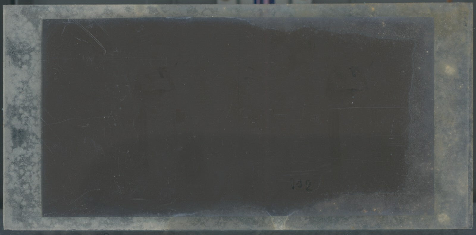 Scène de vie, Longchamp, Paris, plaque verre stéréoscopique, positif 8,5x17 cm