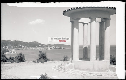 Sainte-Maxime, bateaux, photos plaque de verre, lot de 5 négatifs 9x14 cm
