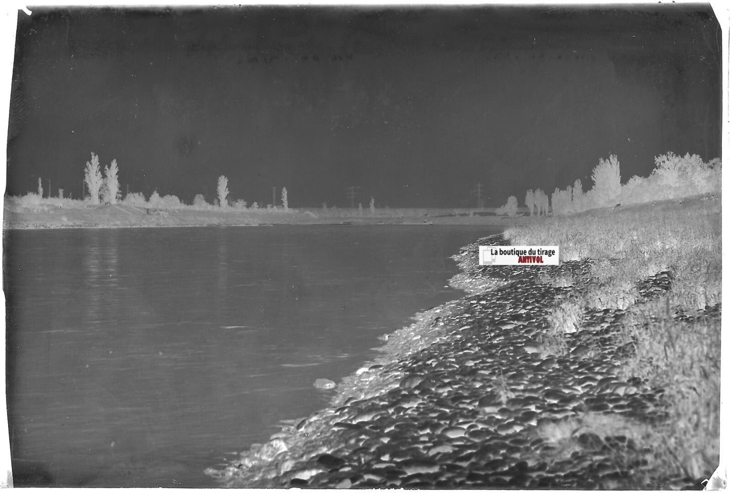 Niffer, Alsace, Kanitzer, Plaque verre photo, négatif noir & blanc 10x15 cm