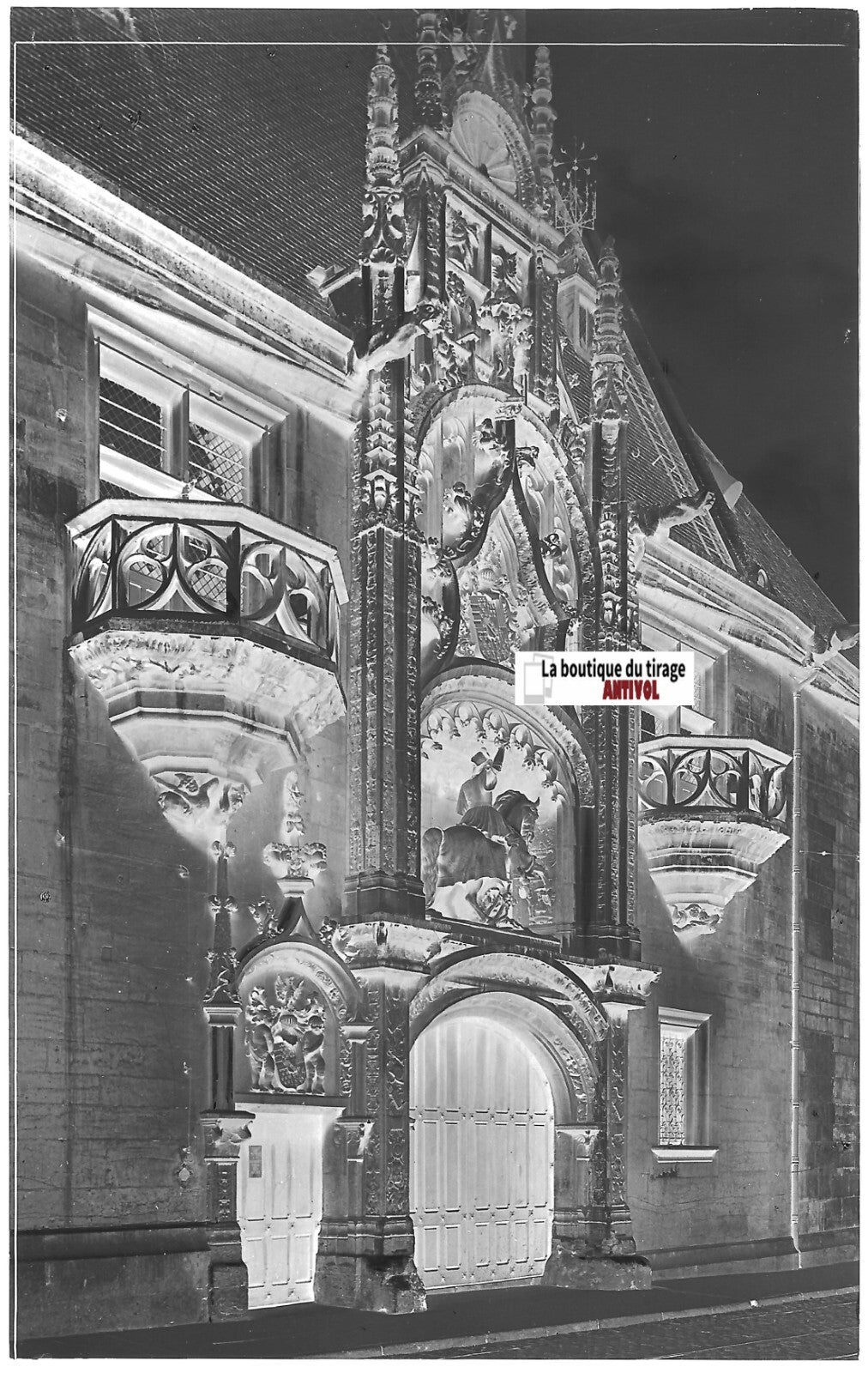 Plaque verre photo, négatif noir & blanc 9x14 cm, musée Lorrain, Nancy France