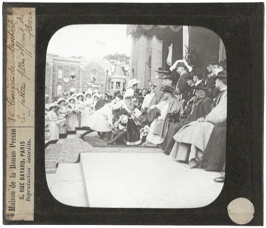 Canada, Congrès Montréal, photo ancienne plaque de verre, positif 8,5x10 cm