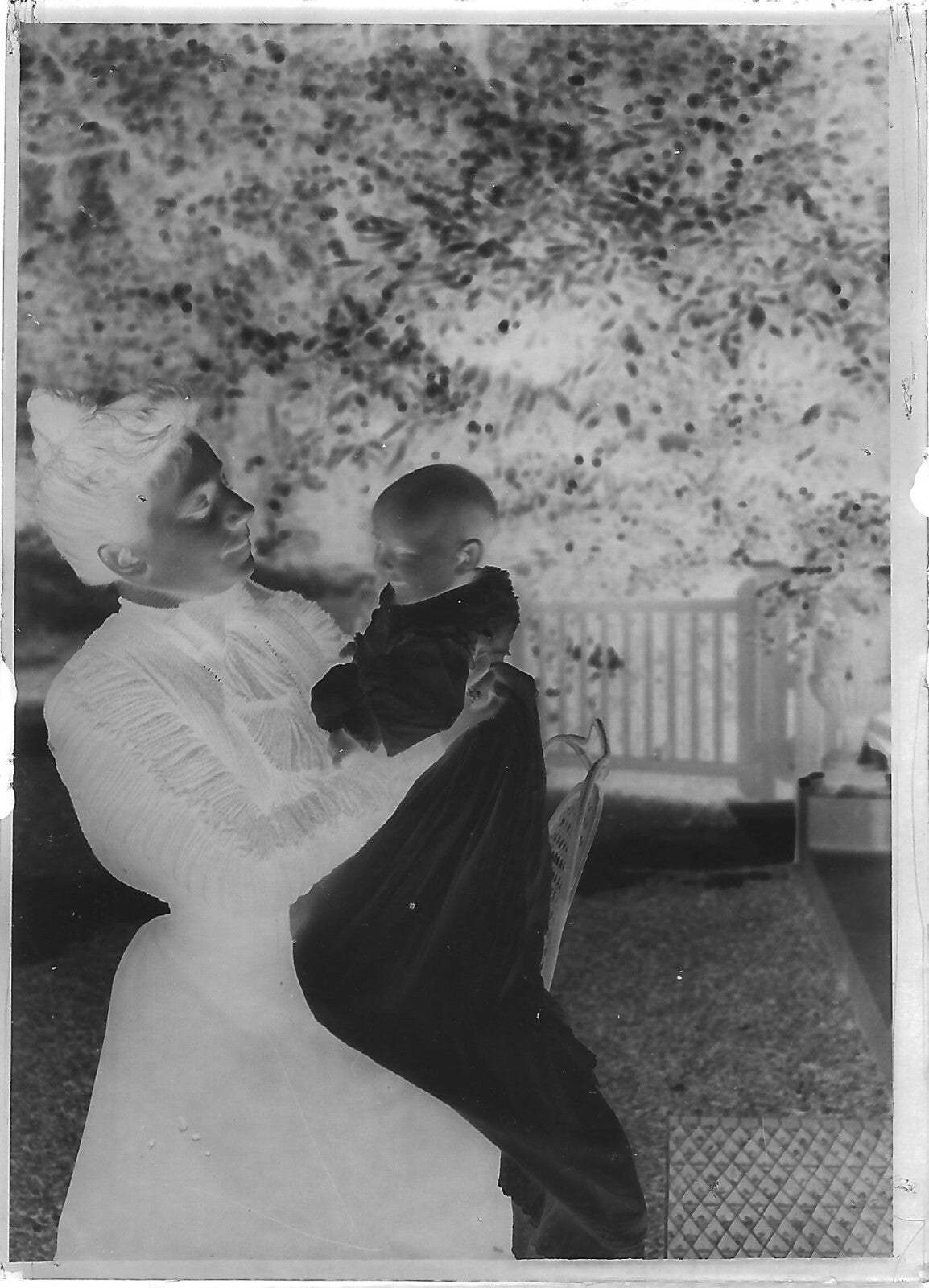 Bailly, France, château, photos plaque de verre, lot de 10 négatifs 6x9 cm