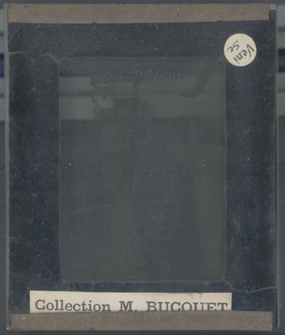 Les Gondoles, Venise Italie, photo ancienne plaque verre, positif 8,5x10 cm