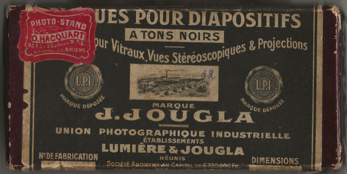 Première guerre mondiale WW1, Plaque verre stéréo, lot 15 positifs 6x13 cm