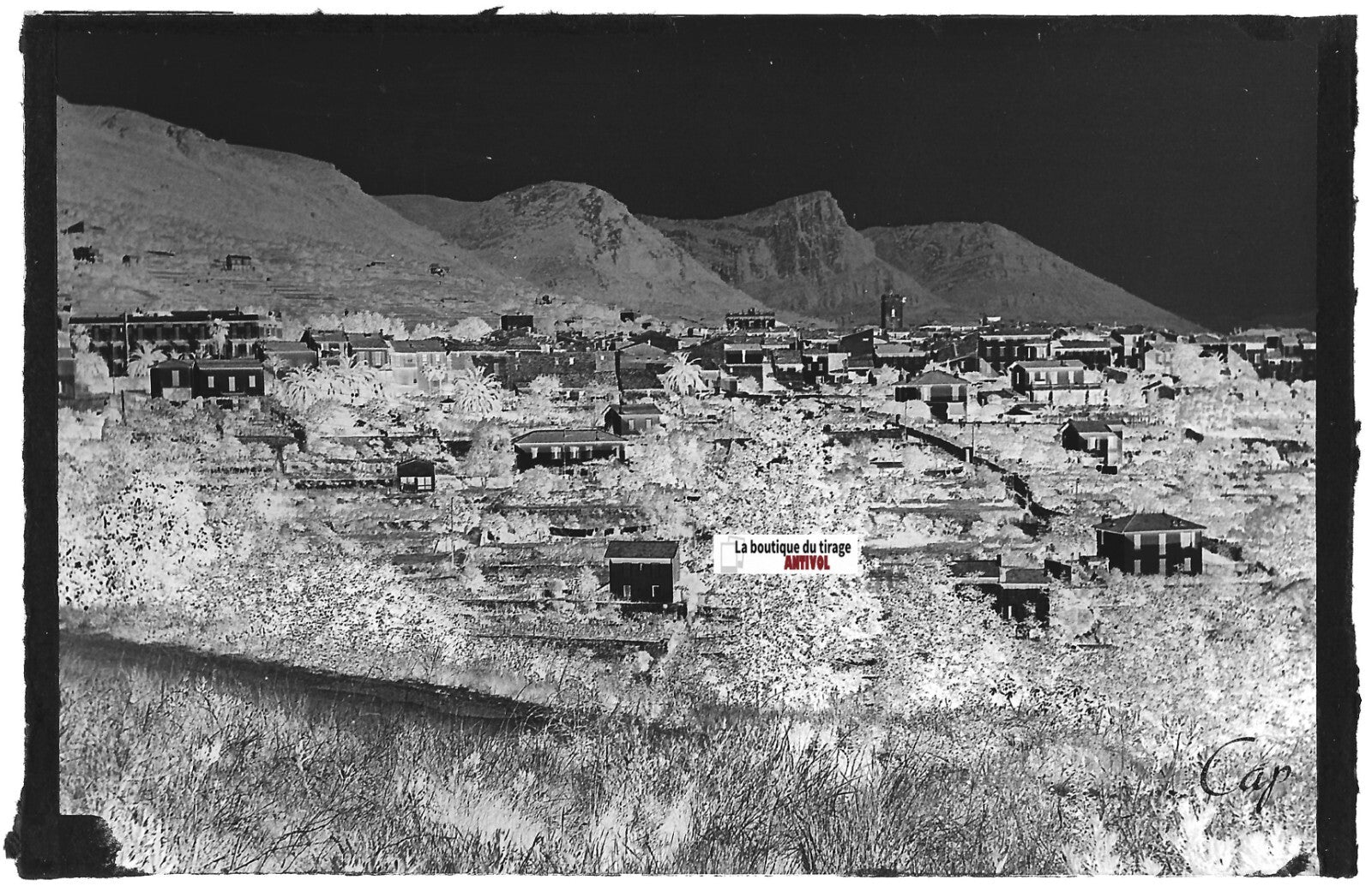 Vence, France Provence, photos anciennes plaque verre, lot de 5 négatifs 9x14 cm