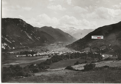 Plaque verre photo ancienne négatif noir et blanc 13x18 cm Bielle France