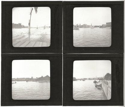 Suède, bateaux, Stockholm, photos plaques de verre, lot 10 positifs 8,5x10 cm