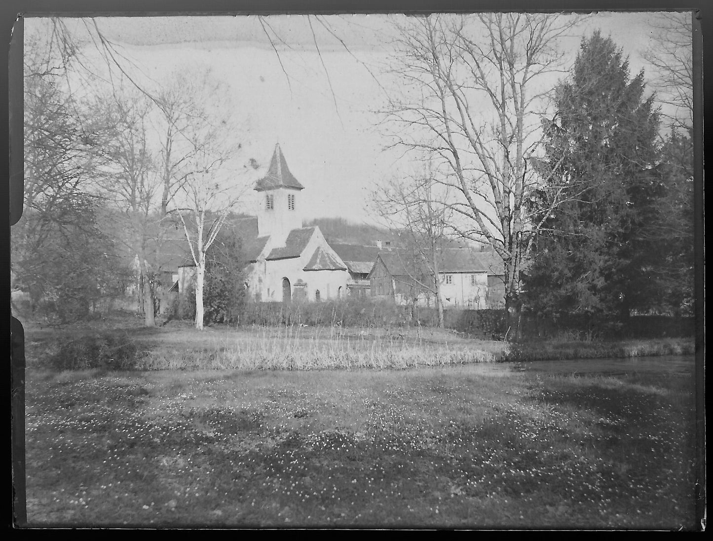 Alsace, France, architecture, boîte photo plaque verre, lot 12 négatifs 9x12 cm