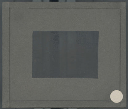 Jardiniers, parc, Japon, photo plaque verre, noir & blanc, positif 8,5x10 cm