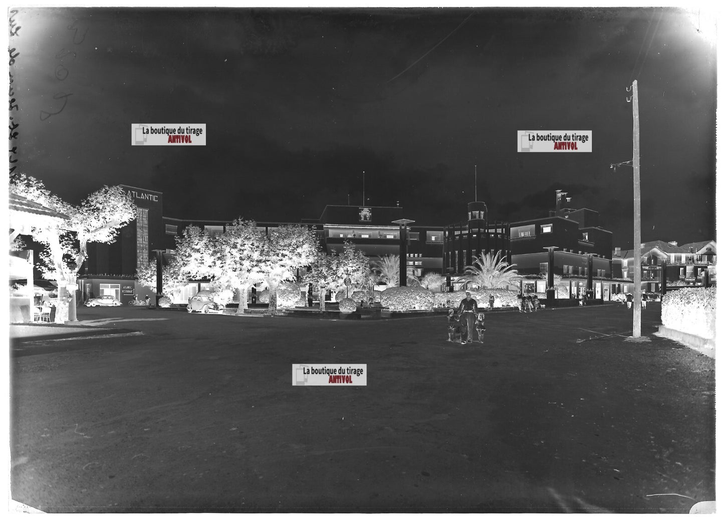 Saint Jean De Luz, Socoa, photos plaque de verre, lot de 5 négatifs 13x18 cm