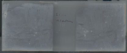 Sidi Harazem, Maroc, Plaque verre stéréo, positif noir & blanc 4,5x10,7 cm