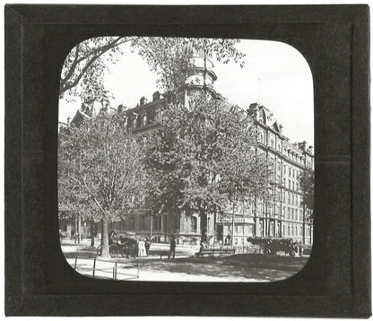 Hôtel Windsor Montréal, Canada, photo ancienne plaque verre, positif 8,5x10 cm