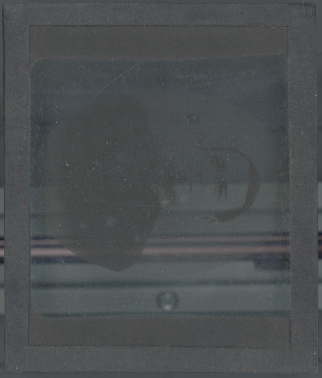 Portrait prêtre, église France, photo ancienne plaque verre, positif 8,5x10 cm