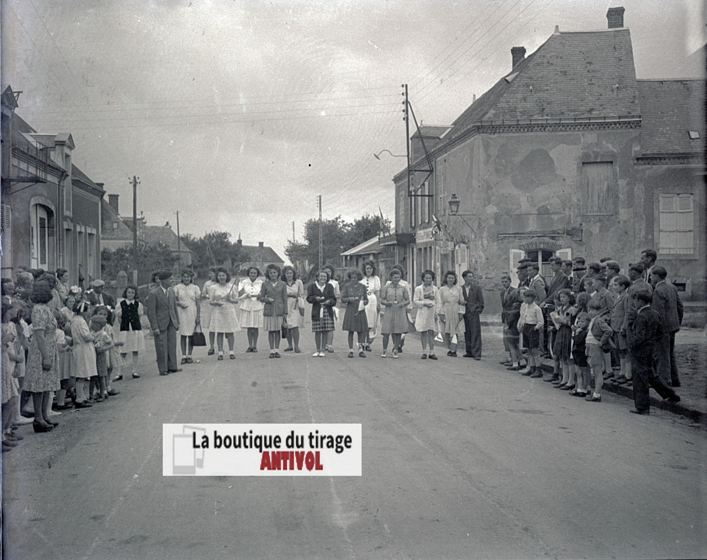 Course cycliste, France, plaque verre, photo ancienne, négatif N&B 6x13 cm