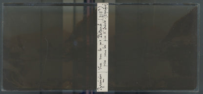 Pic Petar, Pyrénées, plaque verre, photo ancienne stéréo, sépia 6x13 cm