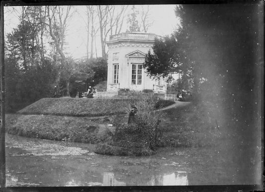 Plaque verre photo ancienne négatif 6x9 cm Trianon Versailles Parc vintage - La Boutique Du Tirage 