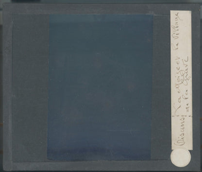 La Grave et la Meije, photo montagne, plaque verre, couleur, positif 8,5x10 cm