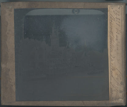 Exposition universelle 1900 Paris, photo plaque verre, noir & blanc, 8,5x10 cm