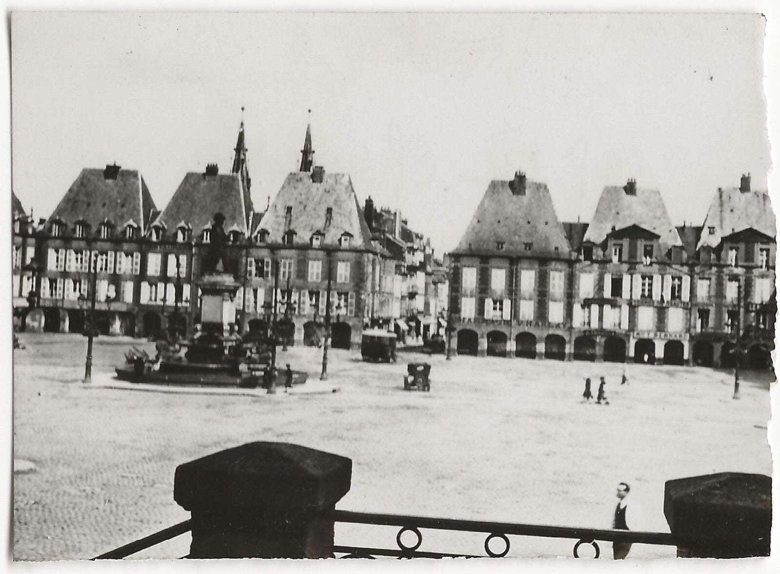 Plaque verre photo négatif noir & blanc 10x15 cm, Charleville-Mézières, Ducale