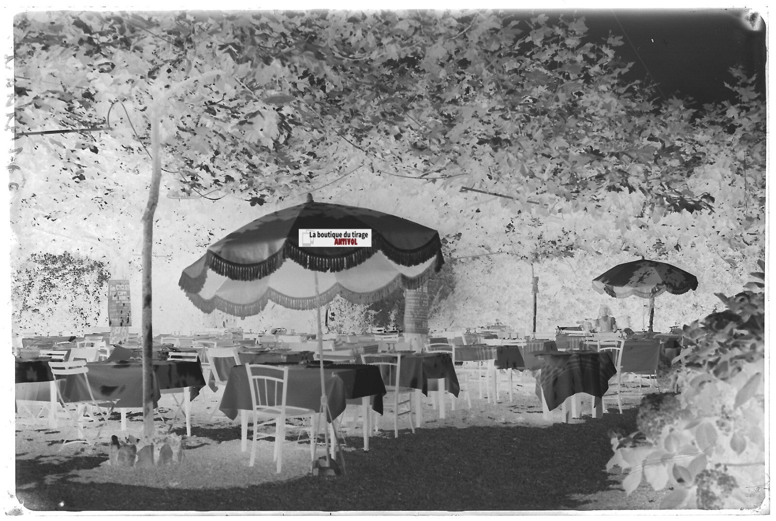 Bidart, hôtel des Pyrénées, Plaque verre photo, négatif noir & blanc 10x15 cm